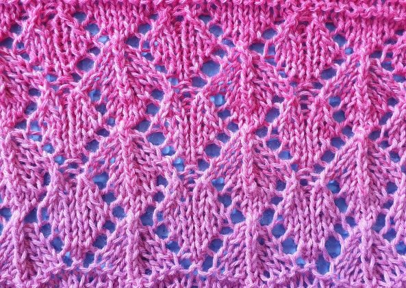 Cosy Moments Shawl Pattern G 編み模様アップ